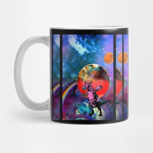 Angel T-Rex in Space Mug